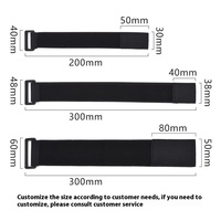 Sangle auto-agrippante double face élastique et résistante à la chaleur en nylon écologique pour vêtements, sacs et chaussures