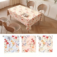 Nappe en PVC écologique, résistante à la chaleur, durable, imperméable, anti-taches, carrée, pour cuisine, café, fête, personnalisable