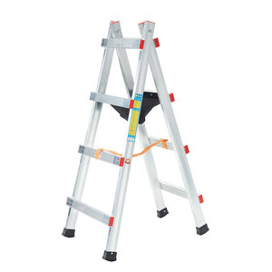 Échelle domestique en alliage d'aluminium épaissi, soudée, à chevrons, <span class=keywords><strong>escalier</strong></span> électrique, capacité de charge 150 kg, design minimaliste moderne pour - Product Image 5