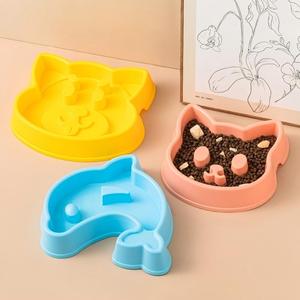 Ciotola per Cibo per Cani e Gatti in Plastica Spessa Stile Cartone Animato, Anti-Soffocamento, Antiscivolo, Anti-Ribaltamento - Produttore all'Ingrosso - Product Image 2