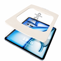 Protector de Pantalla para iPad de Vidrio Templado con Kit de Instalación con Bandeja Antipolvo, Alineación Automática y Aplicación Fácil para iPad