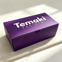 Scatole per Torte Pieghevoli in Carta Biodegradabile con Logo Personalizzato, Laminazione Lucida e Finestra Trasparente per Matrimoni, Sushi e Mini Torte