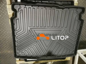 Tapis <span class=keywords><strong>de</strong></span> <span class=keywords><strong>coffre</strong></span> <span class=keywords><strong>de</strong></span> voiture personnalisé pour Jeep Compass et Grand Cherokee 2017-2021, TPE antidérapant, imperméable, accessoire intérieur - Product Image 2