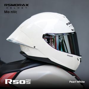 RSMORAX Dual Visor Full-Flip Unisex R50Spro <span class=keywords><strong>Casco</strong></span> de motocicleta ABS Equipo de seguridad de protección para hombres Mujeres Montar en <span class=keywords><strong>bicicleta</strong></span> Tamaño <span class=keywords><strong>XL</strong></span> - Product Image 5