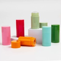 Conteneur solide cosmétique de bâton de déodorant de parfum 15g-75g bouteilles d'emballage antisudorifiques à bille en plastique vides