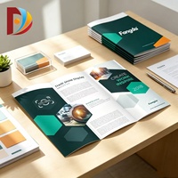 Service d'impression offset de dépliants, brochures, affiches et flyers en carton Fangda 105gsm/128gsm/157gsm A3/A4/A5/DL