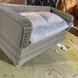 Ngoài trời <span class=keywords><strong>sofa</strong></span> mây ghế đôi <span class=keywords><strong>sofa</strong></span> biệt thự sân vườn giải trí mở ban công ngoài trời Bộ đồ nội thất - Product Image 3