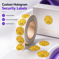 Etiquetas de Seguridad Holográficas Personalizadas a Prueba de Manipulación, Etiqueta con Número de Serie y Verificación por QR para Empaques Premium de Productos para el Cuidado de la Piel