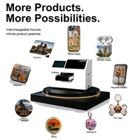 Imprimante UV à plat AI pour coques de téléphone, machine d'impression numérique UV pour la personnalisation des coques de téléphone