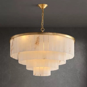 Hiện đại tối giản tất cả các đồng đá cẩm thạch Đèn chùm sang trọng thiết kế đèn cho khách Ăn Uống & phòng ngủ trực tiếp từ nhà sản xuất - Product Image 4