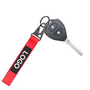 Porte-clés de course de style JDM Porte-clés avec logo personnalisé Porte-clés de voiture Porte-clés en nylon Accessoires de style automobile - Product Image 2