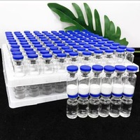 Poudre lyophilisée de cuivre bleu GHK-Cu, matière première de qualité cosmétique pour la formule de soins de la peau, approvisionnement commercial