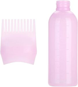 Muestra Gratuita de 100 Botellas Aplicadoras de 120 ml, Cuadradas, de HDPE, Ecológicas, Blancas, Rojas y Moradas, para Salón de Belleza, con Cepillo para el Cabello, Impresión Serigrafiada - Product Image 5
