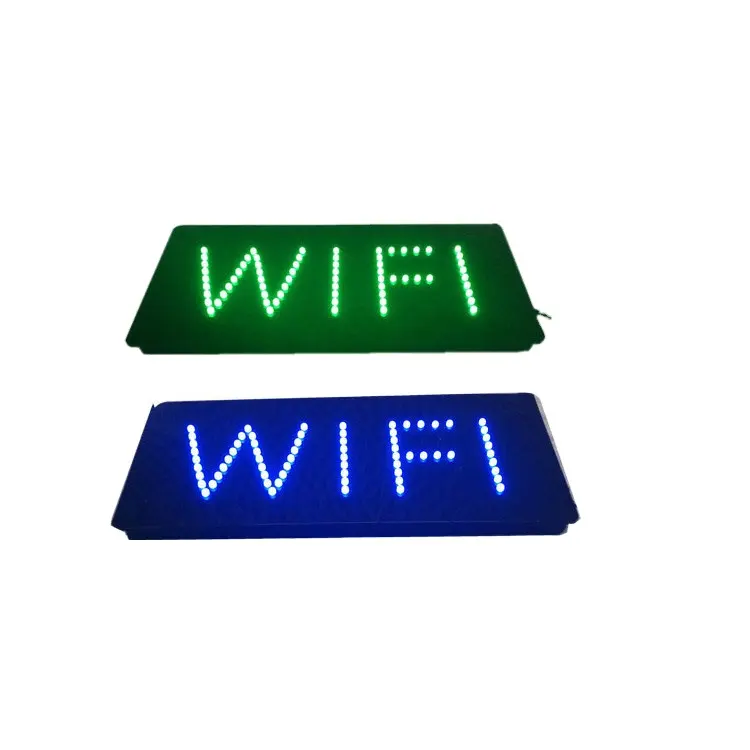 Weihnachten Hot Sale Indoor Acryl LED-Zeichen Anzeige Schaufenster LED WIFI Zeichen Anzeige