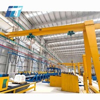 Grue mobile à portique monopoutre de 25 tonnes, personnalisée, certifiée CE/ISO, avec transmission sans fil et engrenages, pour semi-portes
