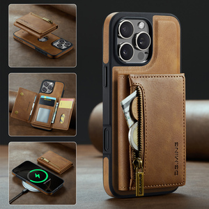 Funda para <span class=keywords><strong>iPhone</strong></span> 18 Pro Max con Soporte Magnético para Tarjetas, Carga Inalámbrica, Cuero Sintético, Compatible con 17 Air, 16 Plus, 15, 14, 13, <span class=keywords><strong>12</strong></span> - Product Image 2