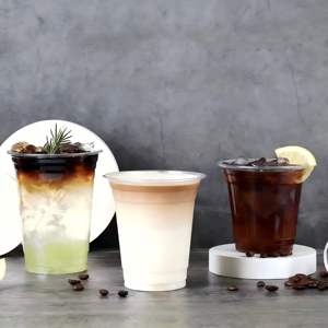 แก้วพลาสติกใส PP สำหรับเครื่องดื่มชาไข่มุกแบบใช้แล้วทิ้ง พิมพ์โลโก้ได้ตามต้องการ ขายส่ง ขนาด 12, 16, 20, 24 ออนซ์ พร้อมฝาปิด - Product Image 2