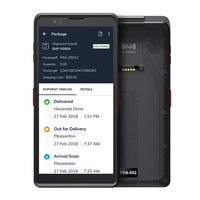 Barato 4GB RAM 64GB ROM Android 12,0 portátil PDA escáner de código de barras 6 pulgadas pantalla táctil portátil PDA colector de datos