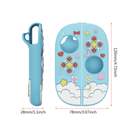 Coque de protection souple en silicone bleu à motif mignon pour manettes gauche et droite Nintendo Switch 2 – Accessoires de jeu