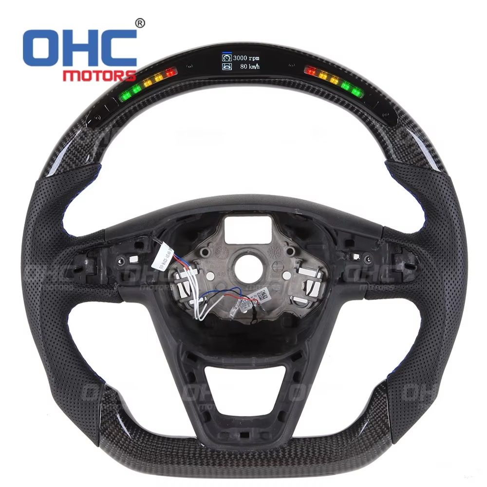 fibra di carbonio a led