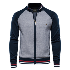 Suéter de Punto Casual para Hombre, Otoño/Invierno, Lana/Viscosa Antipilling, con Diseño de Parches - Product Image 1