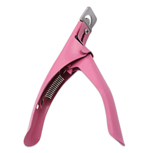 Stainless Steel Nail Clipper Flat Mouth Pink For Finger Use Bulk OEM - Product Image 4