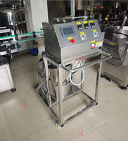 Machine de remplissage de bougies semi-automatique à double tête pour produits chimiques quotidiens, cosmétiques, parfums, aromathérapie et cire de soja
