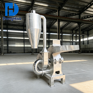 Petit moulin à marteaux en acier inoxydable, broyeur double usage domestique et commercial, pulvérisateur rapide pour riz, maïs, poivre, sucre candi - Product Image 5