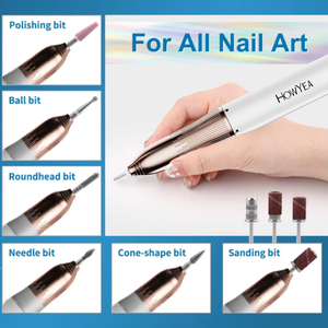 Máquina de manicura HOWYEA, 40000 RPM, inalámbrica, portátil, eléctrica, <span class=keywords><strong>para</strong></span> <span class=keywords><strong>uñas</strong></span> acrílicas y de gel. - Product Image 6