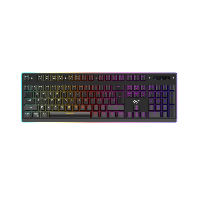 Havit HV-KB391L Game RGB Semi-Mechanical Red Blue Switch USB Wired PC Computer Gaming Mechanical Keyboard