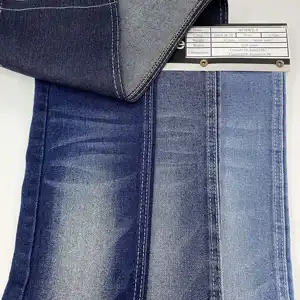 Звездное небо конопля черный + серый стрейч Selvedge оптом из джинсовой ткани