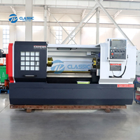 Tour CNC à banc plat CK6150, portée de coupe 500 mm, portée de travail 2000 mm, pour tournage de métaux, système Fanuc, à vendre
