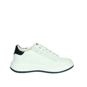 Zapatillas Infantiles Ferre FB-030 Blancas y Azules de Lona, Modelo Moderno - Product Image 4