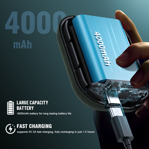 เครื่องทำความร้อนมือแบบชาร์จ USB แบบพกพา เครื่องทำความร้อนไฟฟ้าขนาดเล็ก ฟังก์ชั่นพาวเวอร์แบงค์ 3 ระดับความร้อน ของขวัญสำหรับฤดูหนาวกลางแจ้ง - Product Image 3
