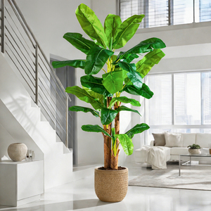 Bananier Artificiel Réaliste, Plantes Tropicales pour l'Extérieur/le <span class=keywords><strong>Jardin</strong></span>, Décoration Intérieure - Product Image 4
