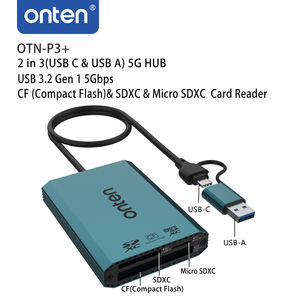 Lector de tarjetas Onten CF, SDXC y Micro SDXC, USB 3,2 Gen 1, más de 2, 2 y 3 unidades - Product Image 6