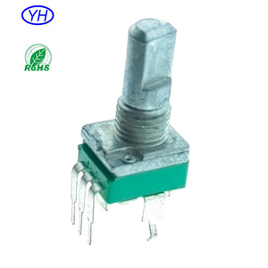 YUWA amplificateur audio vidéo 9mm de haute qualité 5K 10k 20k 50k 100k 250k RV097 RK09 10k potentiomètre rotatif avec 11 21 31 41 pas - Product Image 1