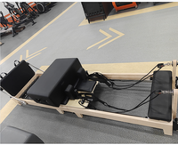 Máquina de Pilates Reformer Plegable de Madera de Arce de Alta Calidad a Precio de Fábrica, Equipo de Pilates Core Bed, Reformer de Pilates Plegable