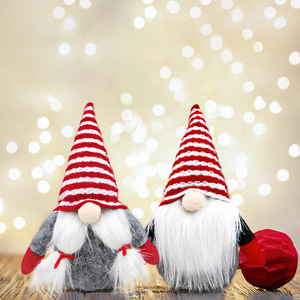 Decoraciones Navideñas, Adorno Colgante para Árbol de Navidad, Muñeco Gnomo sin Rostro de 20 cm, Decoración para Fiestas Navideñas en Casa, Regalos - Product Image 5