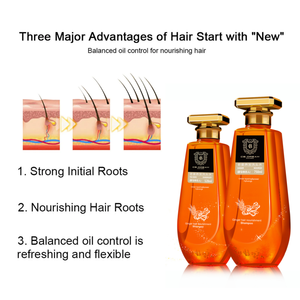 Shampooing avancé à l'extrait de gingembre avec contrôle de l'huile 24H anti-pelliculaire et mousse lissante technologie de régénération des <span class=keywords><strong>cheveux</strong></span> perte de <span class=keywords><strong>cheveux</strong></span> - Product Image 2