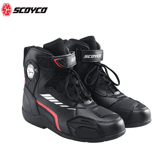 SCOYCO Botas de motociclista Hombres Mujeres Zapatos casuales