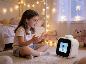 Reloj Despertador Inteligente con Cubo de Plástico, Altavoz de 40 mm y 3 W, Conexión a Red WiFi, para Niños de 8 a 13 Años, Venta al Por Mayor - Product Image 2