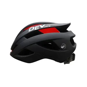 Hot Model Factory Lightweight Intergrally-mold Bike Helmet - Matte Black Combos Blue Yellow Red Casque