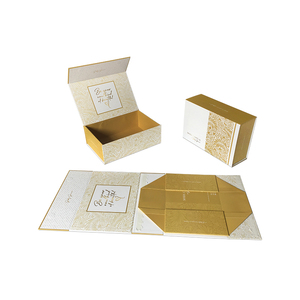 Boîte pliable robuste et biodégradable, imprimée à l'or, motif floral, <span class=keywords><strong>pour</strong></span> cosmétiques de luxe et cadeaux de beauté haut de gamme - Product Image 6
