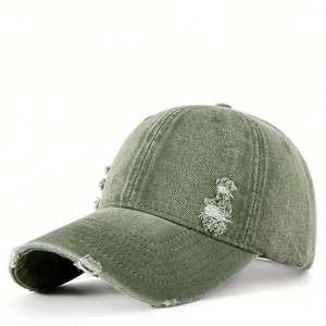 Gorras de Béisbol de Mezclilla Vintage de Alta Calidad Personalizadas, Gorra de Papá, Varios Colores al por Mayor, Gorra de Béisbol con Logotipo Personalizado - Product Image 3