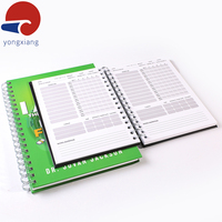 Özel Tasarım Sert Kapaklı Defter A5 Spiral Bütçe Planlayıcı Günlük Ajanda Egzersiz Kitabı Baskı Kişiselleştirilmiş Logo Toptan Satış