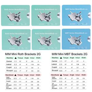 1000 pz staffe Monoblock ortodontiche Mini Roth 022 Mbt 018 staffe dentali - Product Image 6