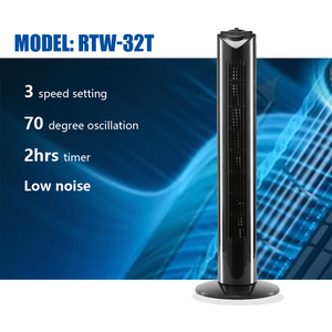Thiết Kế Mới 3 Tốc Độ 2 Giờ Hẹn Giờ 70 Độ Dao Động Tiếng Ồn Thấp Điều Khiển Quay Thông Minh Dao Động Điện Không Cánh Quạt Tháp - Product Image 3