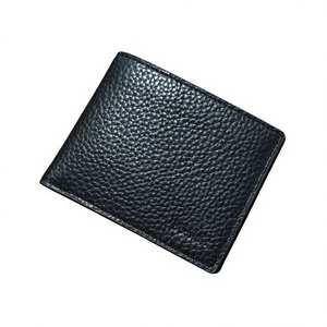 Beena's Genuine Leather Slim Bifold <b>Wallet</b> <b>Men</b> Minimalist Fold Closure Waterproof Fashion <b>Card</b> <b>Holder</b> Daily Use Gift Solid - Product Image 1