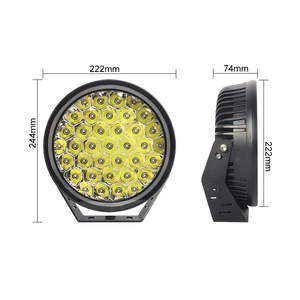 Luz de Trabajo <span class=keywords><strong>LED</strong></span> de 9 Pulgadas con Certificación Emark, 9-36V, Lámpara <span class=keywords><strong>Antiniebla</strong></span> Todoterreno, Luz Auxiliar de Conducción <span class=keywords><strong>LED</strong></span> de 9'' para Jeep y Camioneta - Product Image 4